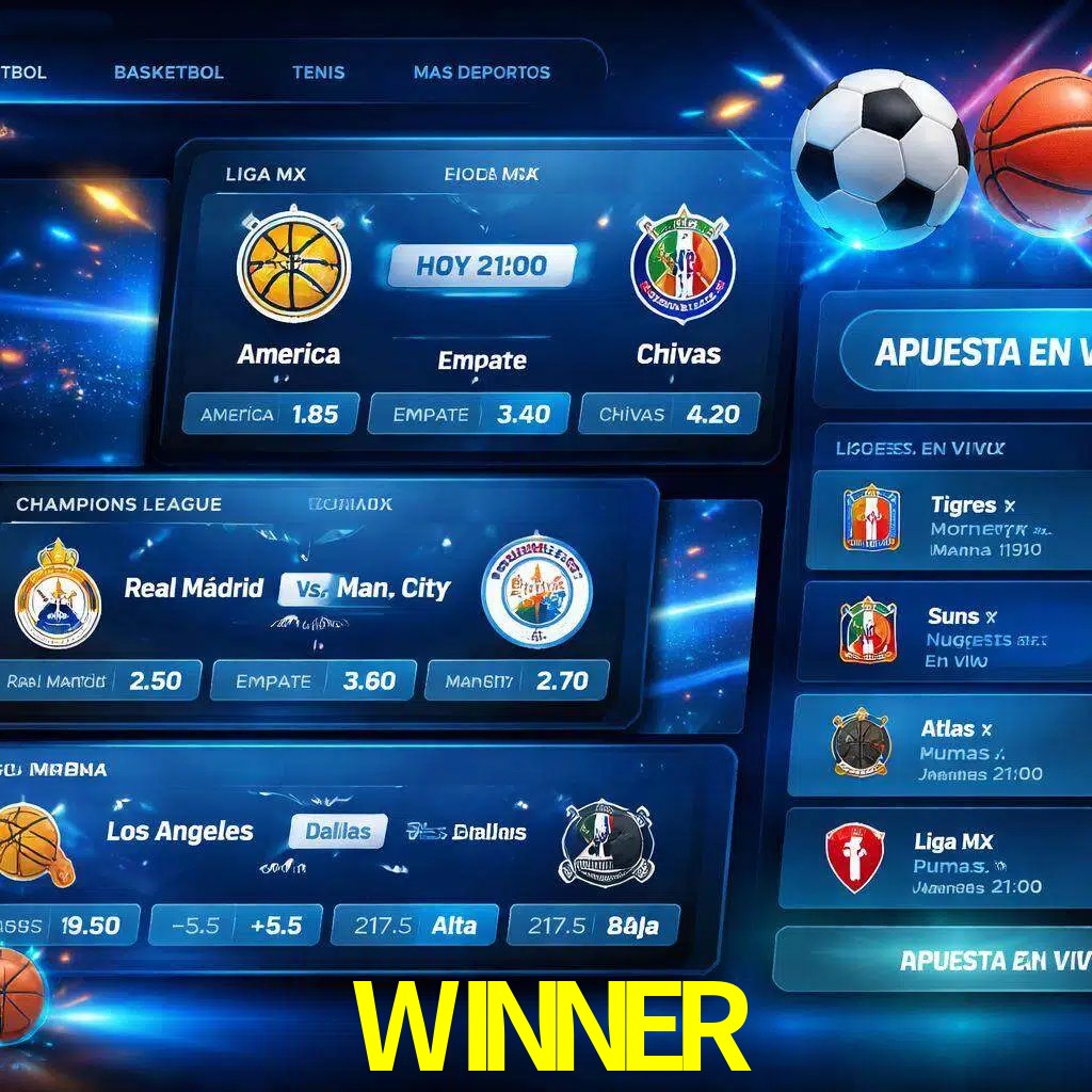 Mercados de apuestas deportivas WINNER para jugadores en México